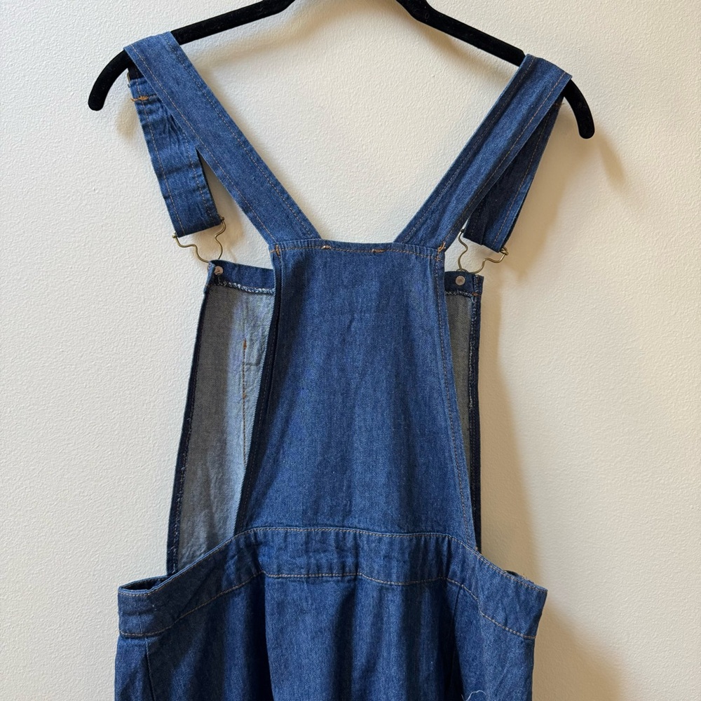 NWT Umgee Blue Overall Dress Small - Picture 9 of 13